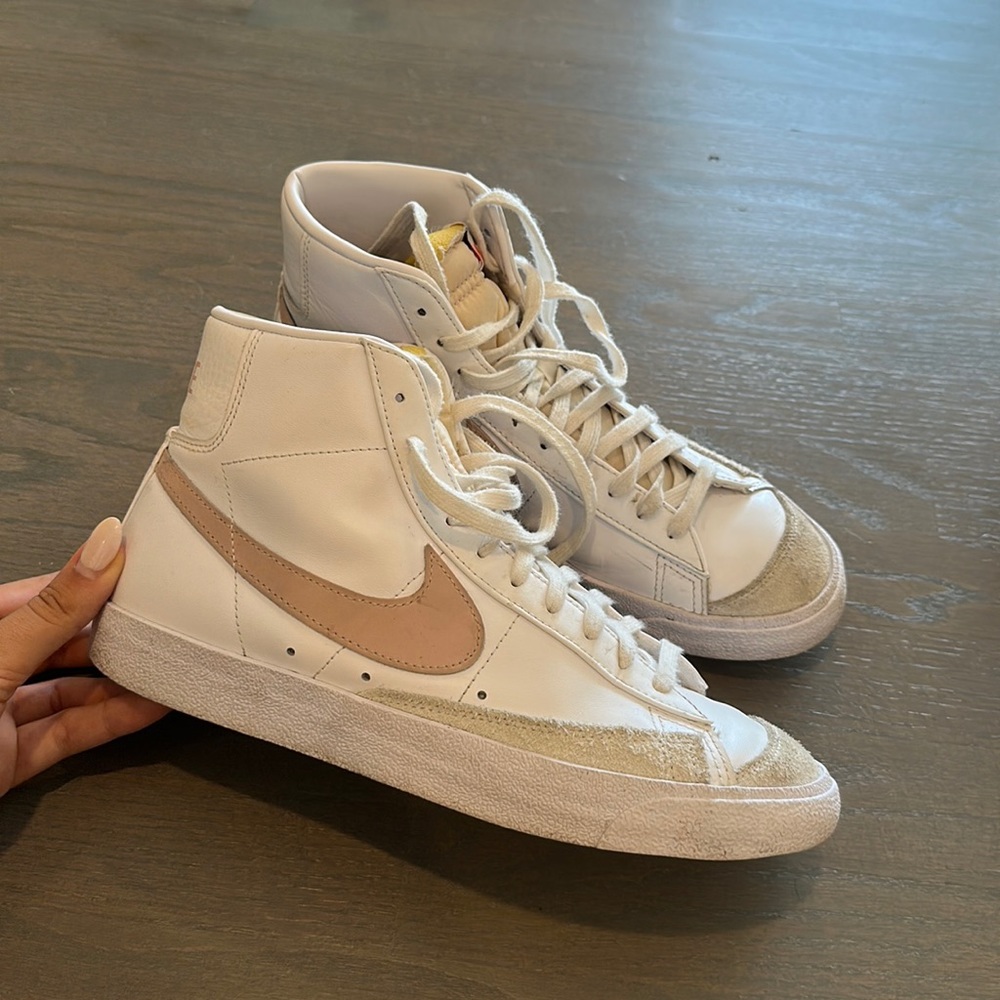Pink Nike High Top Blazers